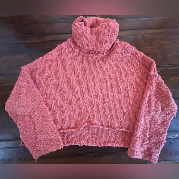 Free People Big Easy Cowl Pullover Sweater Turtleneck - Picture 2 of 7